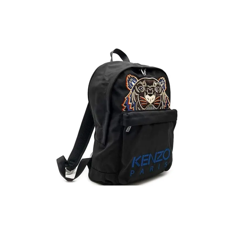KENZO Polyester Backpack Large Size Unisex Black-1