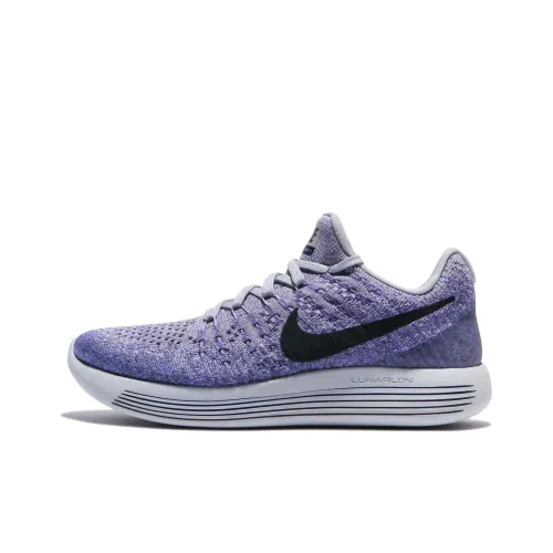 Nike LunarEpic Flyknit 2 Running Shoes Women's Low-Top Purple/Black