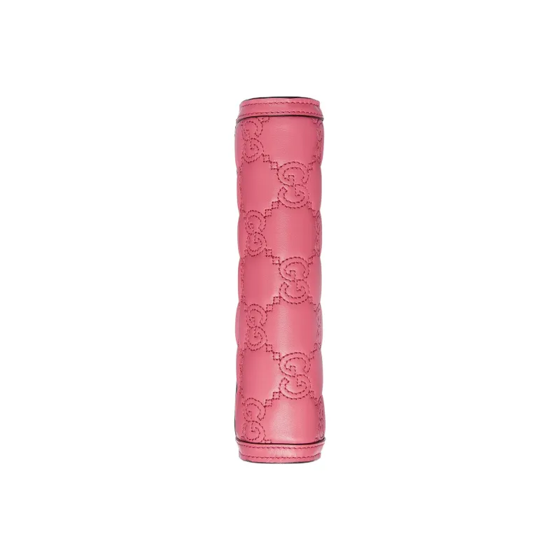 GUCCI Quilted Leather Small Square Bag, Shoulder Bag, Crossbody Bag, Wallet Women's Pink-5