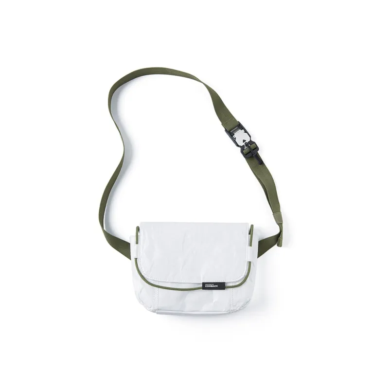 COMBACK Polyester Crossbody Bag Trumpets Unisex White/Black-0
