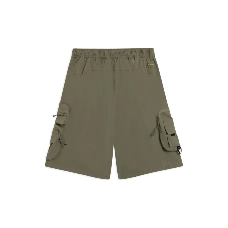 LiNing CF Sports Shorts Men's Deep Moss Green-1