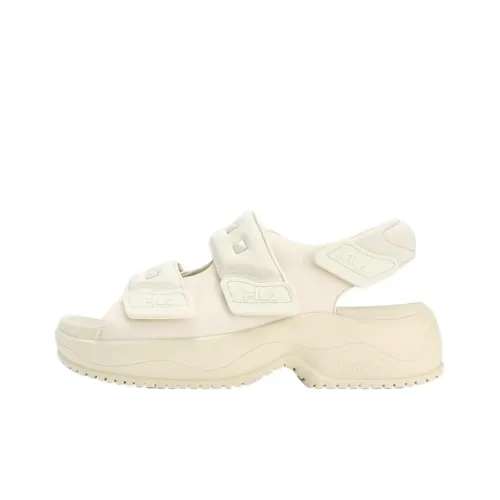 FILA Puff Beach Sandals Women's White