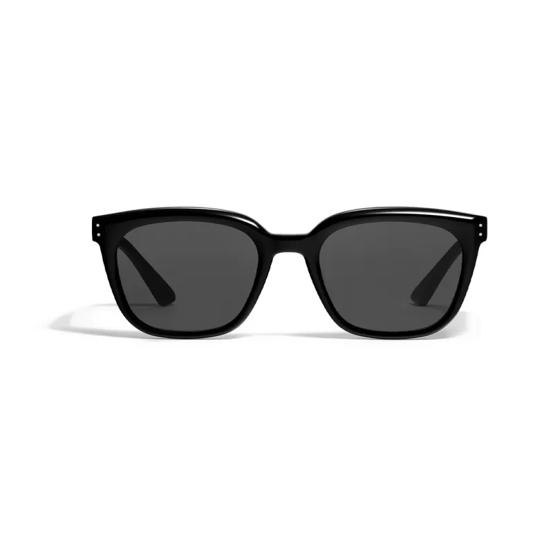 GENTLE MONSTER Plate Frame Irregular Shape Sunglasses Unisex Black-1