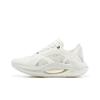 LI NING 1990 Shadow RMX Cushioning Low Top Casual Shoes Men's Light Antique Yellow