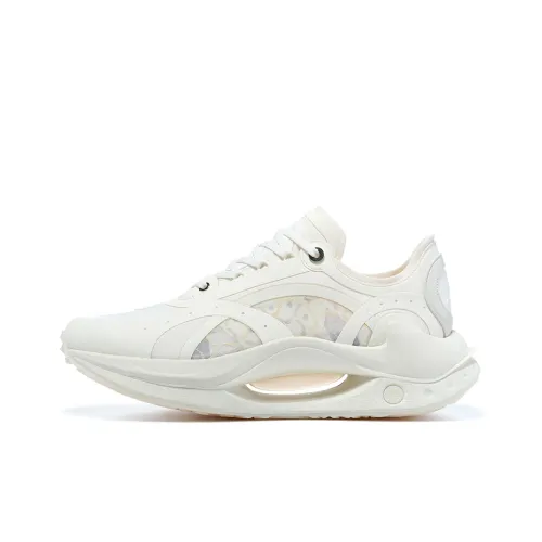 LI-NING 1990 Heart Dance Casual Shoes Men Low-Top Beige