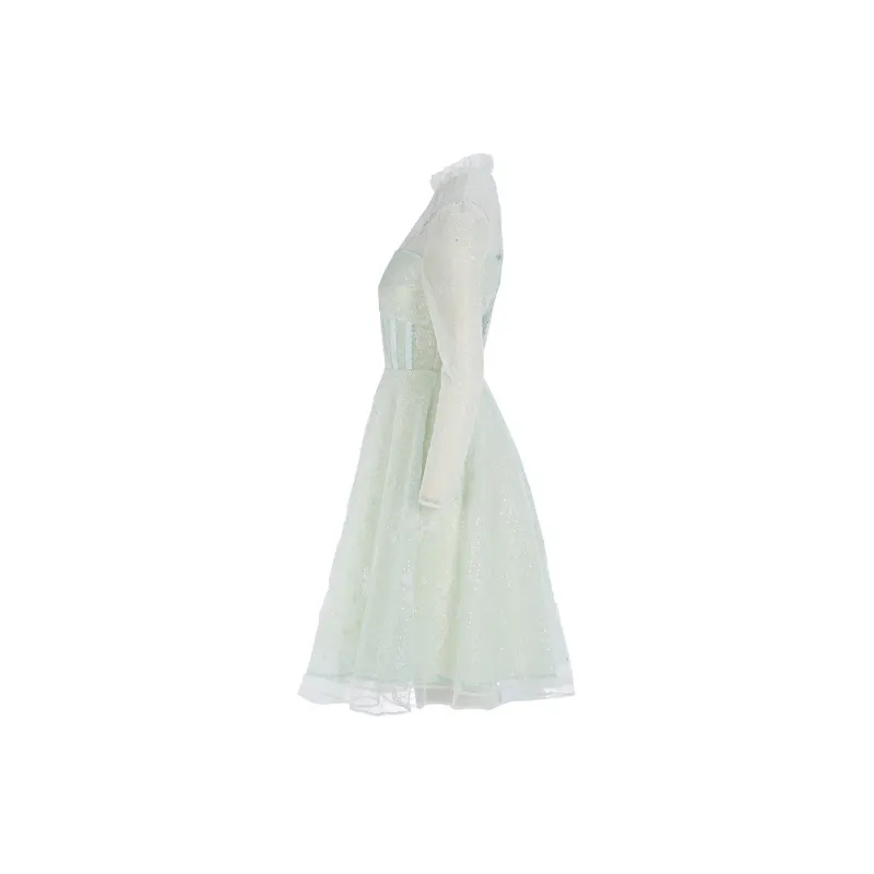 Marie Elie Long-Sleeved Dresses Women's Fruit Green-2