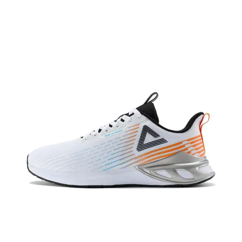 PEAK Running Shoes Men Low-Top White/Blue/Orange