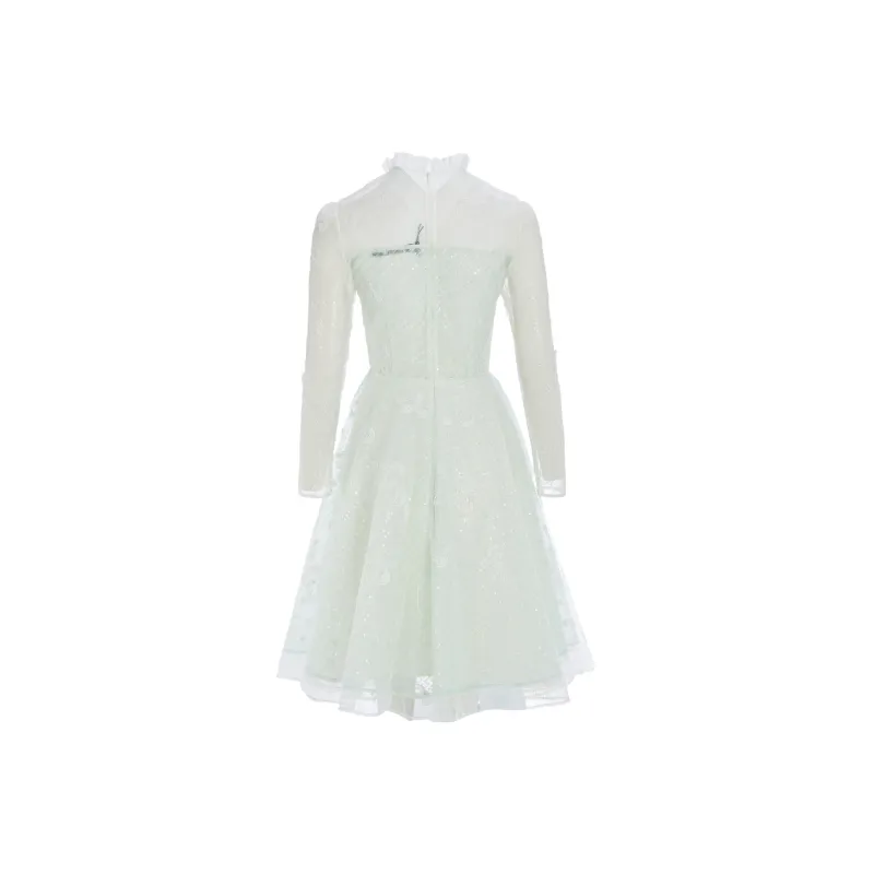 Marie Elie Long-Sleeved Dresses Women's Fruit Green-1