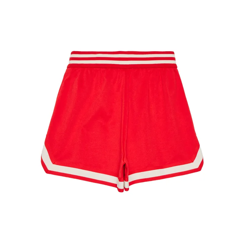 Ed Hardy Casual Shorts Women's Warm Neon Rose Red E1PBW387-1