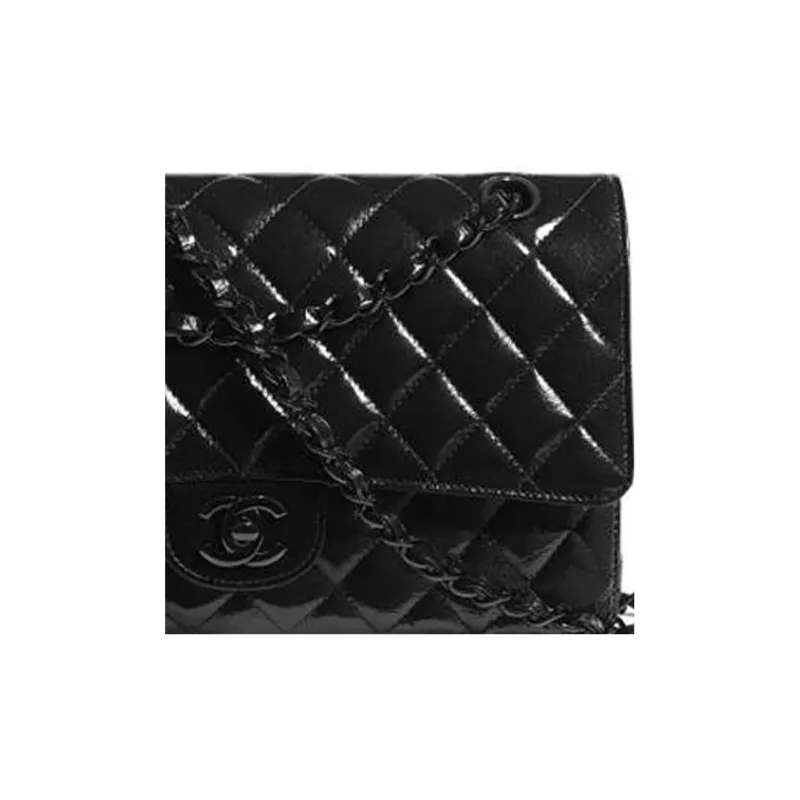 CHANEL So BlackClassic Flap CF Seam Calfskin Shoulder Bag, Crossbody Bag Medium Size Women's Black-3