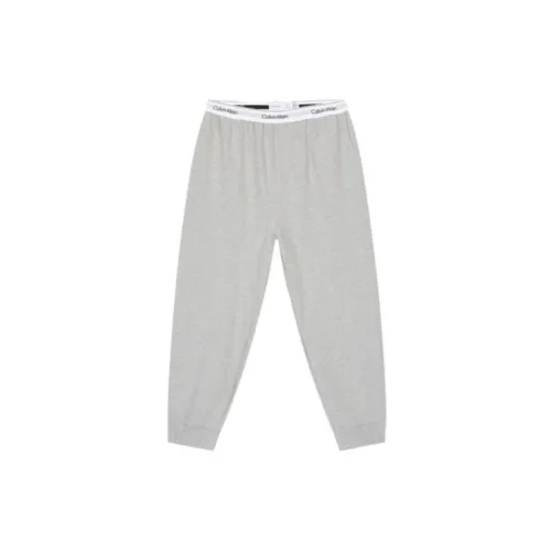 Calvin Klein Knitted Sweatpants Men Light Gray