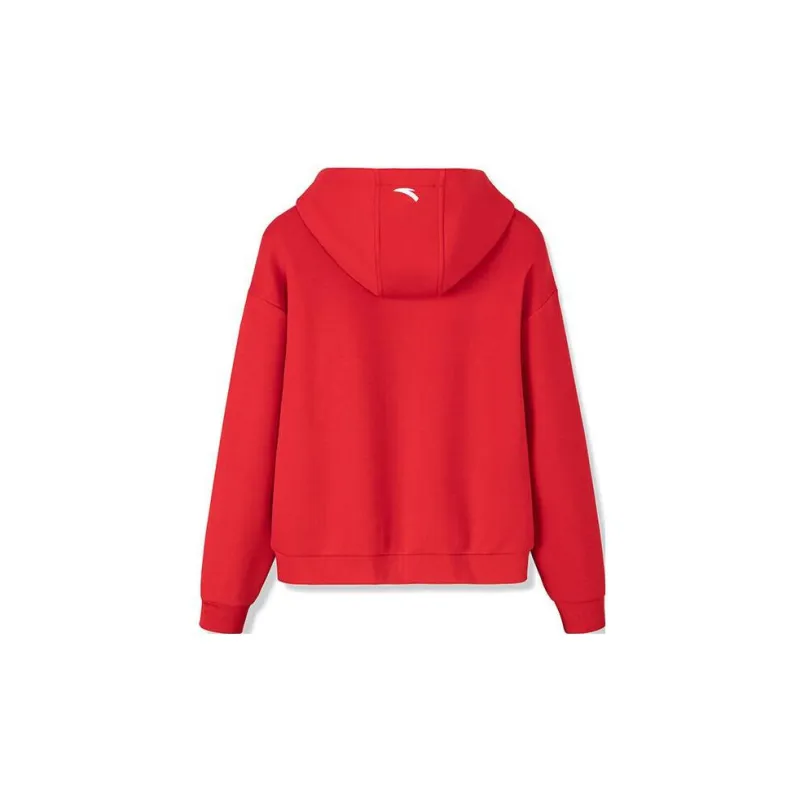 Anta Variety Training Collection Sweatshirt Women's Classic Red-1