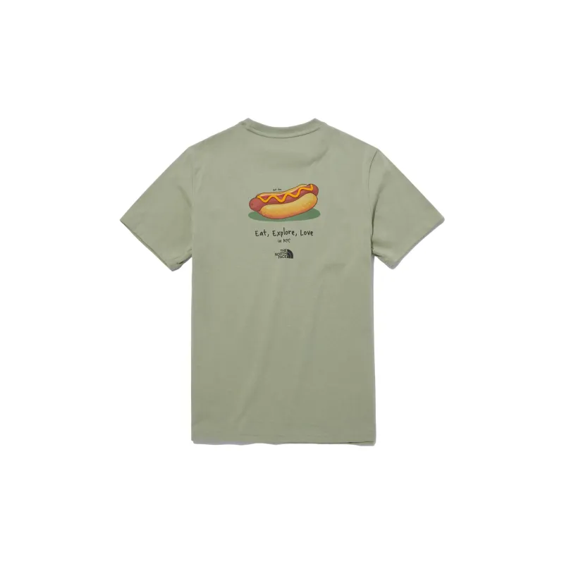 THE NORTH FACE T Shirts Men Olive Green-1