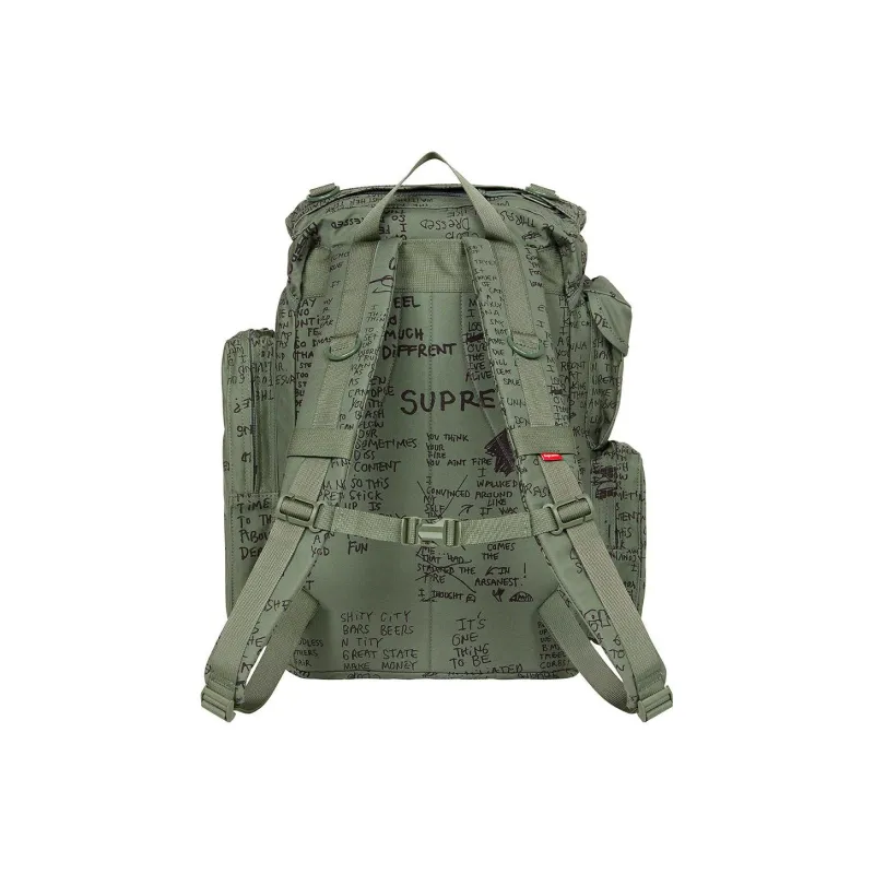 Supreme Nylon Cotton Backpack Regular Unisex Green-3