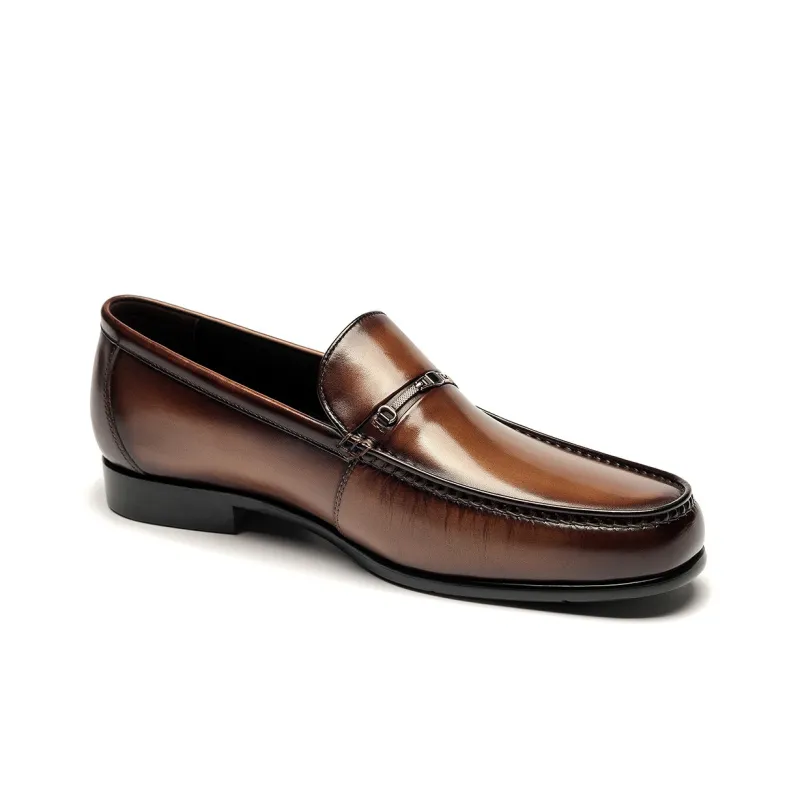 J.BENATO Dress Shoes Men's Coffee-2