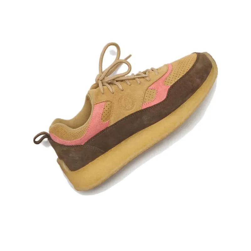Clarks Lockhill Ronnie Fieg 8th Street Dark Brown Peach-2