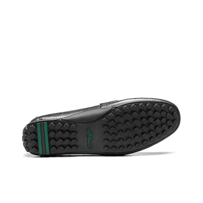J.BENATO Beanie Shoes Men's Black-4