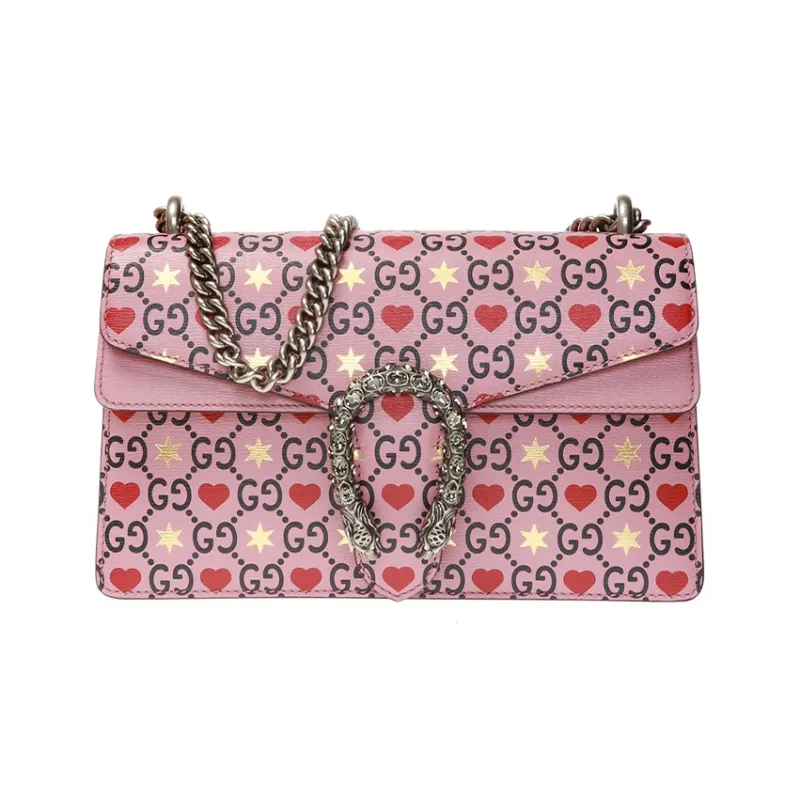 GUCCI Dionysus Leather Crossbody Bag, Shoulder Bag Women's-0
