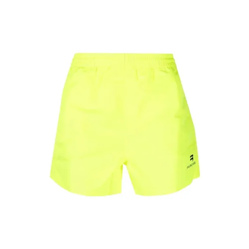 Balenciaga Casual Shorts Men Neon Green