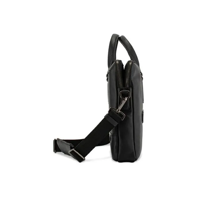 TUMI TUMI Harrison Leather Handbag Shoulder Bag Crossbody Bag Briefcases Men's Black-4