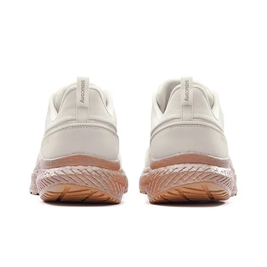 Saucony Triumph Cushioned Anti Slip And Wear Resistant Lightweight Low Top Running Shoes Unisex White Umber-3