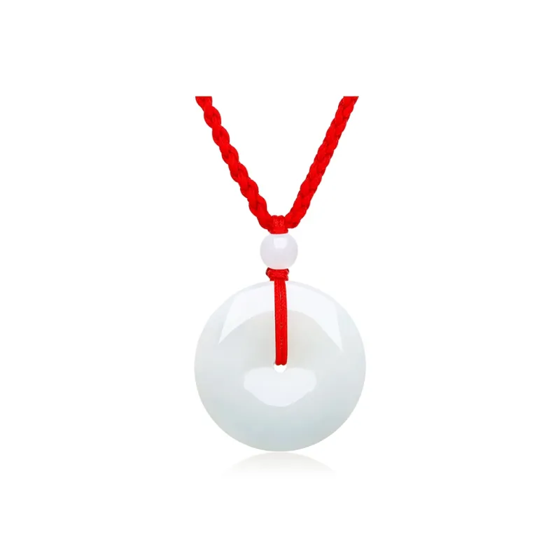 ZHOU LIU FU Pendants White Jade Unisex-1