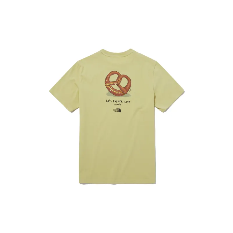 THE NORTH FACE Explorer Collection T Shirts Men Ginger Yellow-1