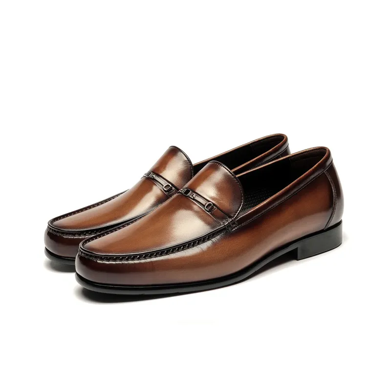 J.BENATO Dress Shoes Men's Coffee-4
