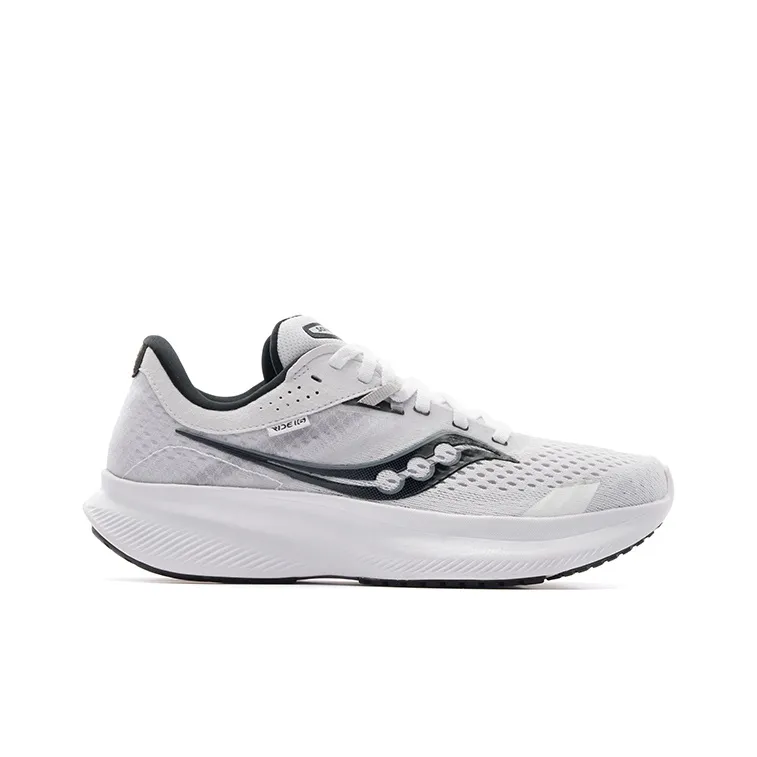 Saucony Ride 16 Running Shoes Women's Low Top Black/White-1