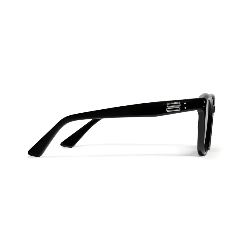 GENTLE MONSTER Plate Frame Irregular Shape Sunglasses Unisex Black-2