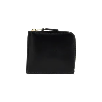 CDG Cow Leather Wallet Regular Unisex Black