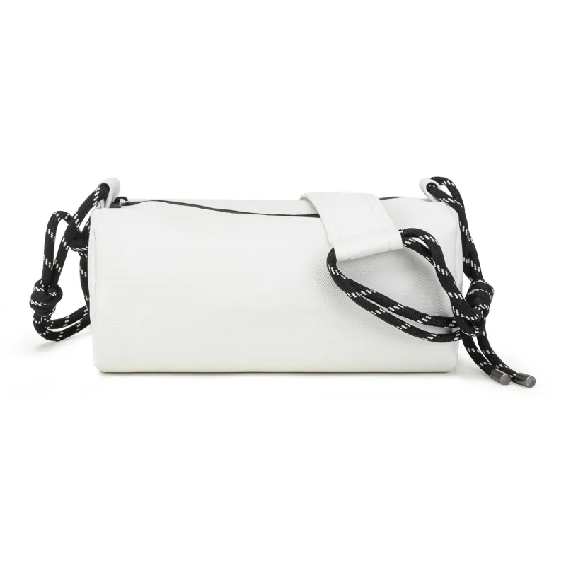 NOMK PU Toast Bag Workwear Bag Messenger Bag Backpack Crossbody Bag Small Size Unisex Multicolor-3