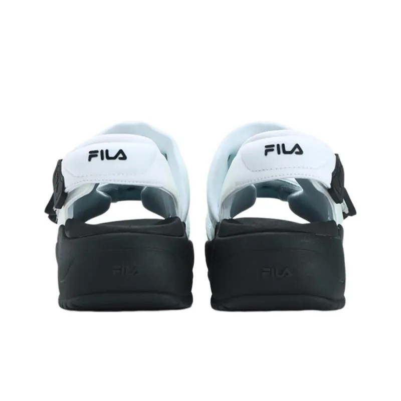FILA Puff Sandals 'White Black' Women's-2