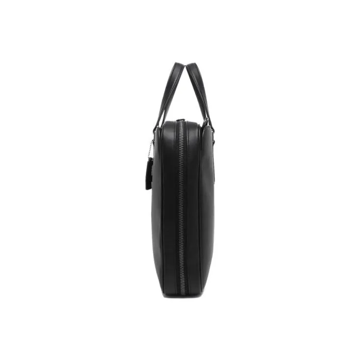 COACH Graham Cow Leather Laptop Bag, Crossbody Bag, Briefcase Large Size Men's Black-2
