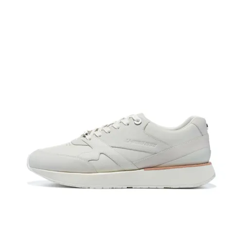 LI NING 1990 001 Anti Slip Wear Resistant Low Top Sports Casual Shoes Women's Ecru