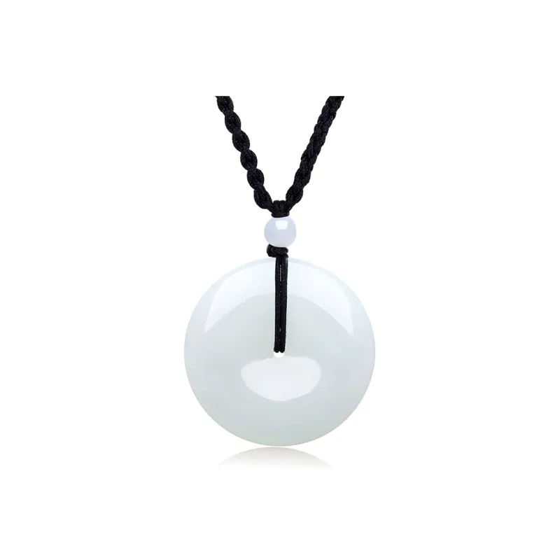 ZHOU LIU FU Pendants White Jade Unisex-7