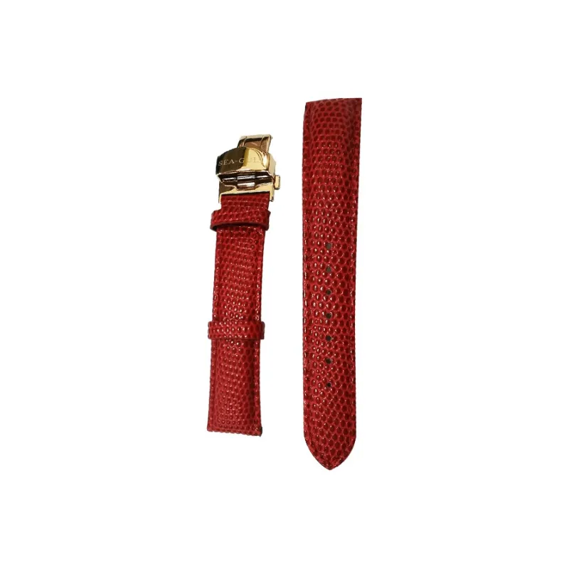 Sea Gull Compatibility Watch Band 19 21cm Cowhide Leather Material-0
