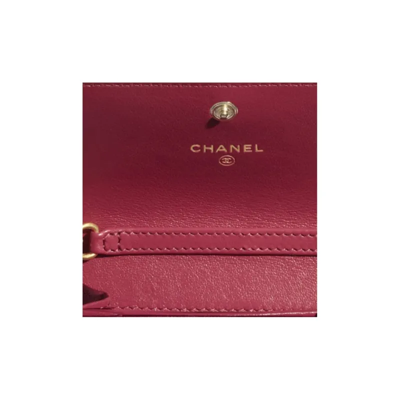 CHANEL 19Bag Goatskin Crossbody Bag Handbag Shoulder Bag Backpack Coin Purse Women's Pink-4