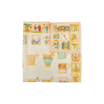 GUCCI Silk Scarves Women's Yellow