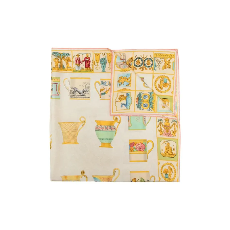 GUCCI Silk Scarves Women's Yellow-0