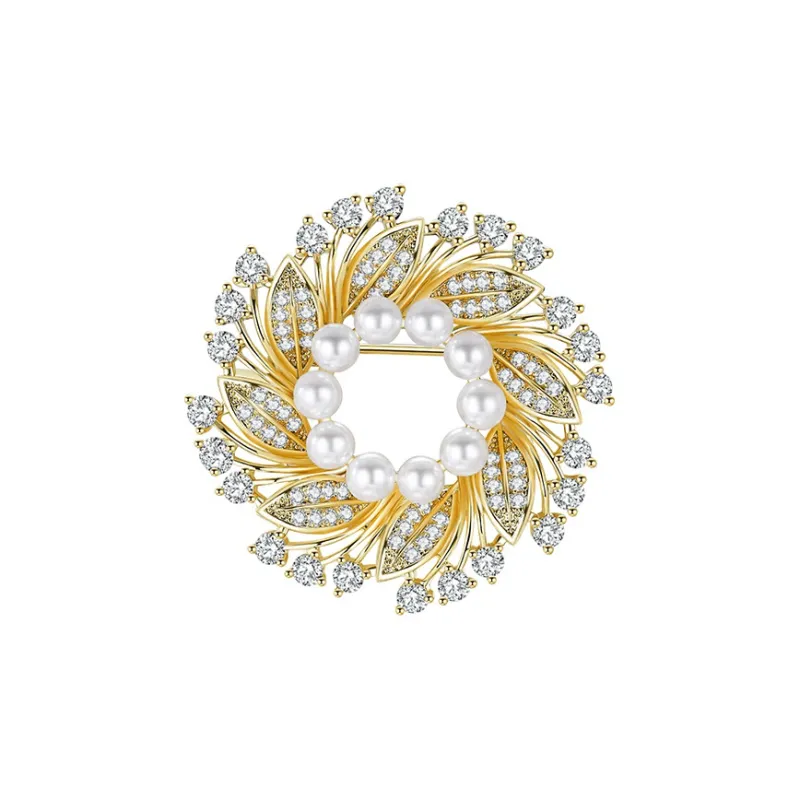 HMZ Brooches Women's Gold-0