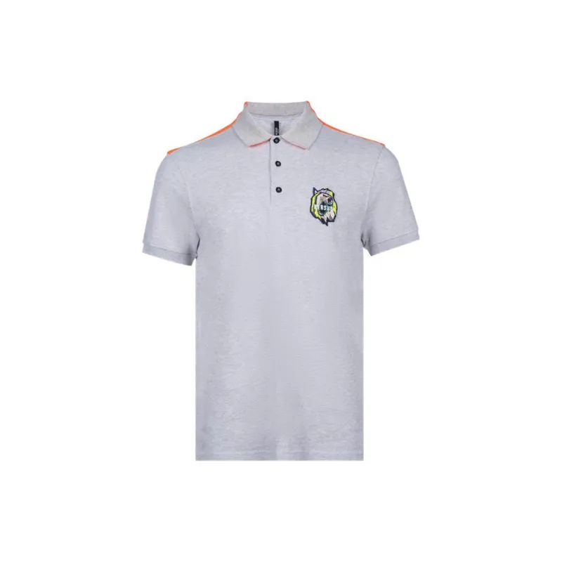 VERSACE Polo Shirts Men Gray-1