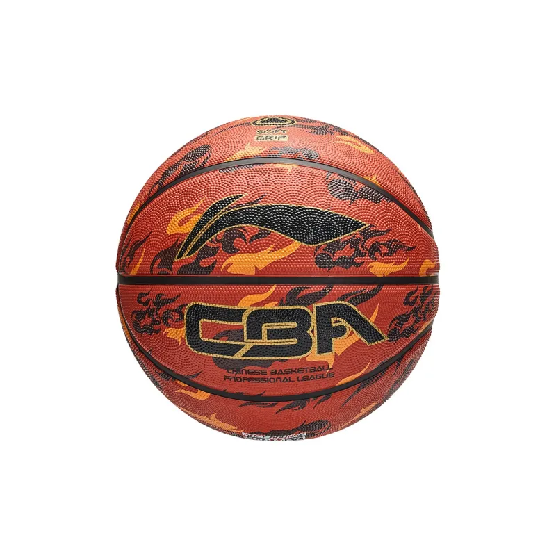 LiNing Rubber Basketball Black Red Size 7 Ball Training Unisex-5
