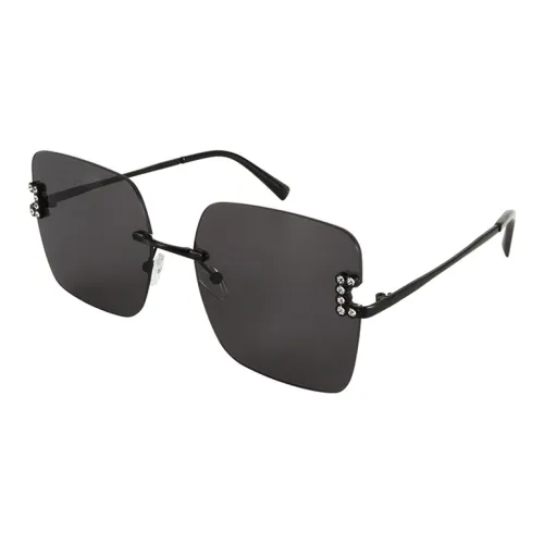 MUZU Alloy Square Sunglasses Women's