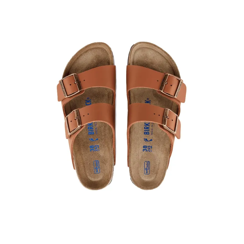 Birkenstock Arizona Soft Footbed Birko Flor Ginger Brown Women's-3