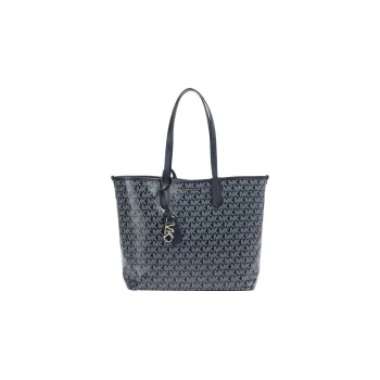 MICHAEL KORS Cotton Tote Bag, Shopping Bag, Shoulder Bag, Handbag Regular Women's Blue