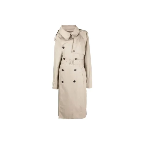 Balenciaga Trench Coats Women's Khaki