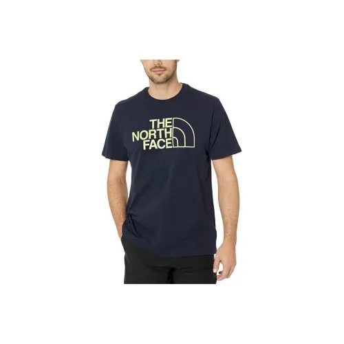 THE NORTH FACE T-Shirts Men Marine Blue Green Label