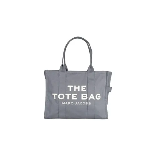 MARC JACOBS Cotton Patchwork Canvas Bag Tote Bag Shopping Bag Handbag Large Size Women's Light Blue
