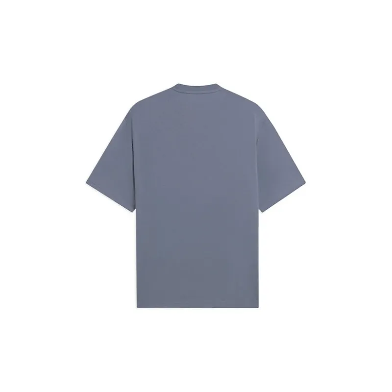 LiNing Sports Life Collection T Shirt Unisex Flint Stones Blue-1